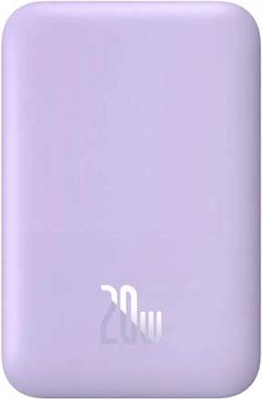 Powerbank Baseus Magnetic Mini 6000 mAh 20 W paars