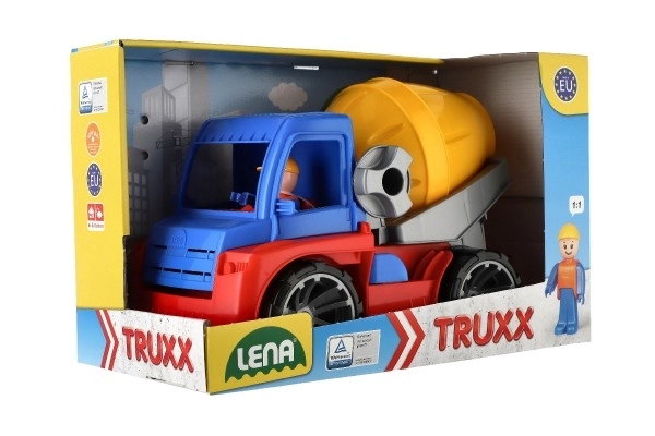 Kleurige speelgoedauto - cementmixer 29 cm