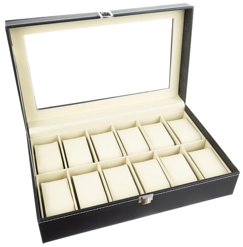 Organizer voor horloges met 12 vakken