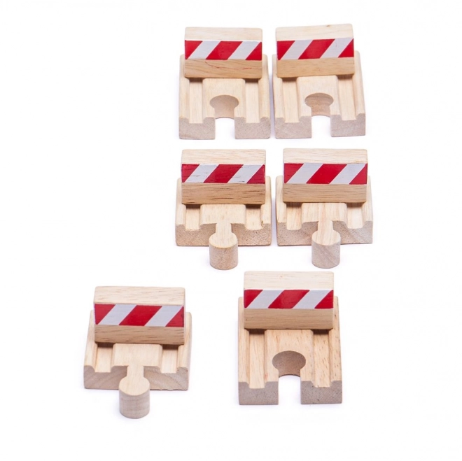 Set van houten stootblokken Bigjigs Rail