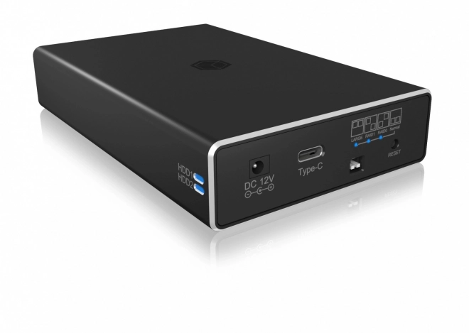 Externe Raid-behuizing IB-RD2253-C31 voor 2,5 SATA HDD naar USB 3.2 Gen 2, RAID 0,1, ENKELE, GROTE