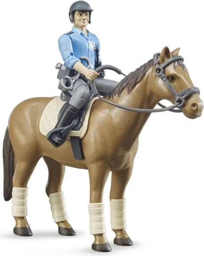 Highly detailed horse with riding gear