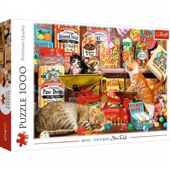 1000-piece Puzzle Cat Delights