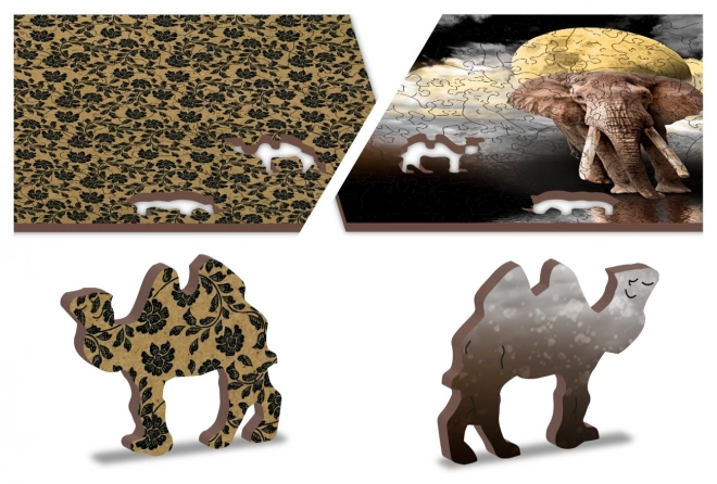 Houten puzzel Olifantendromen