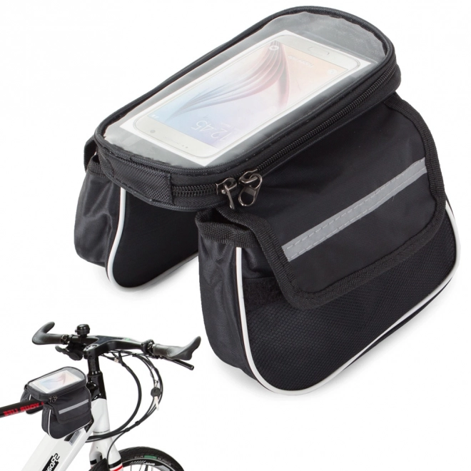 Bike Frame Bag with Phone Case