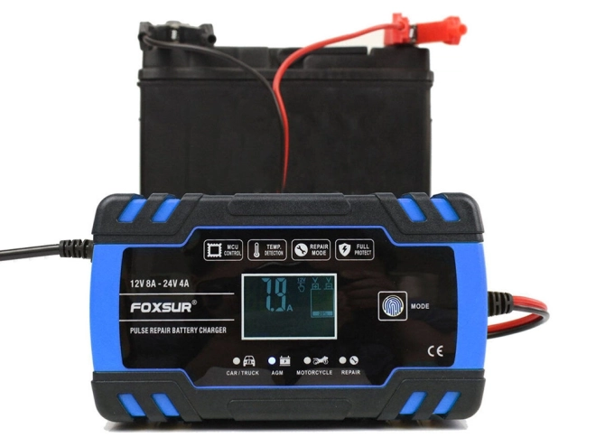 Automatische autolader met reparatiefunctie 12V 24V