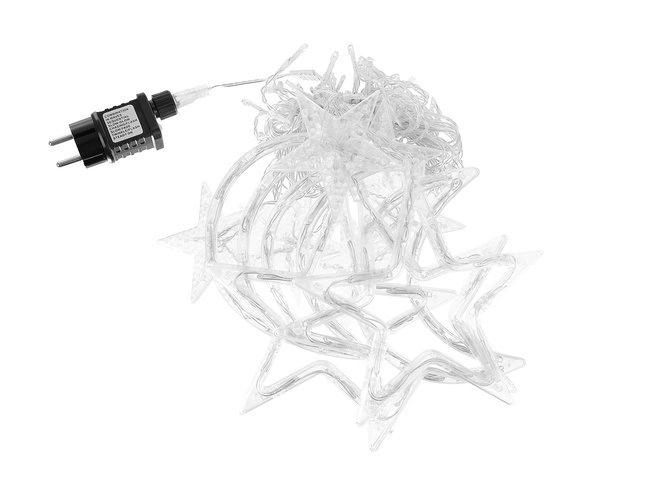 LED gekleurde gordijn met sterren en maantjes - 5 m, 138 LED