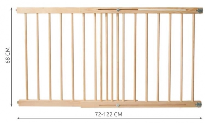 Veiligheidsbarrière voor de deur 122 cm