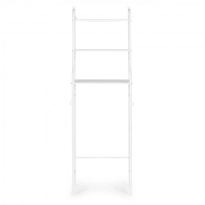 Hoge badkamerplank met 3 planken, aluminium constructie