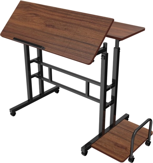 Tilting 80 × 60 cm worktop with safety lip