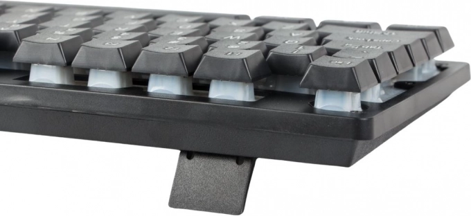 Clavier de jeu avec commutateurs à membrane silencieux et rétroéclairage RVB, USB
