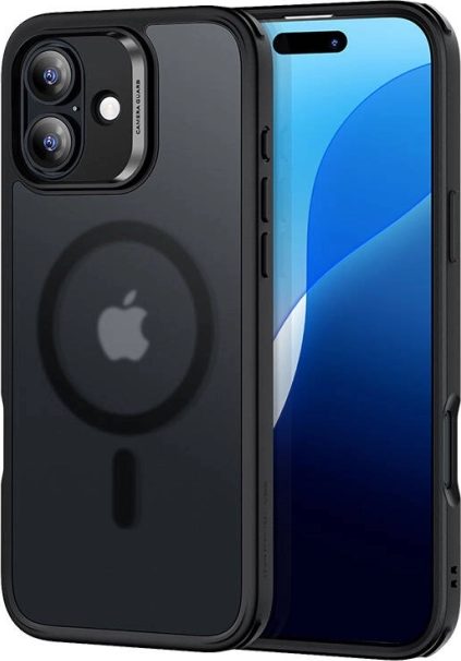 ESR HaloLock Hybrid Case for iPhone 16, Black