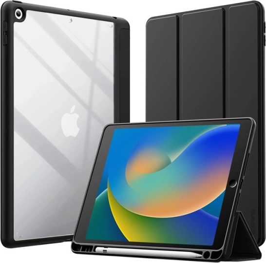 PrimeFolio case for iPad 10.2 with stand and storage space for Apple Pencil