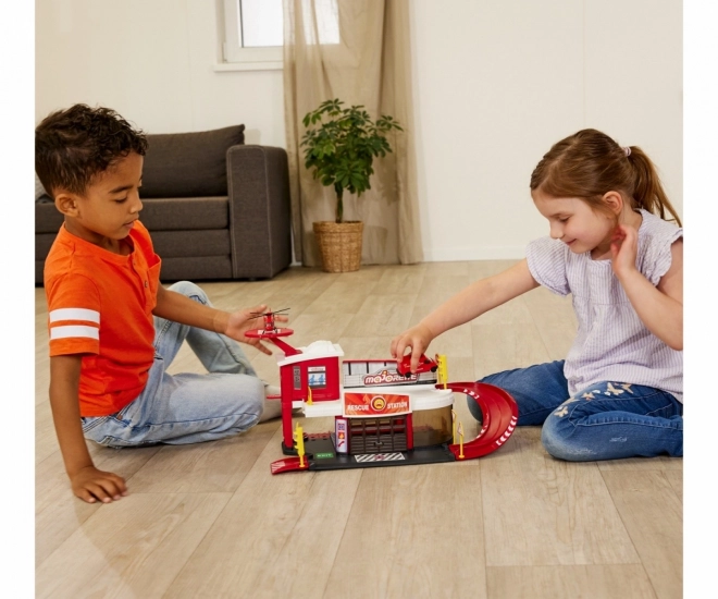 Garage Majorette Creatix reddingsstation met voertuig