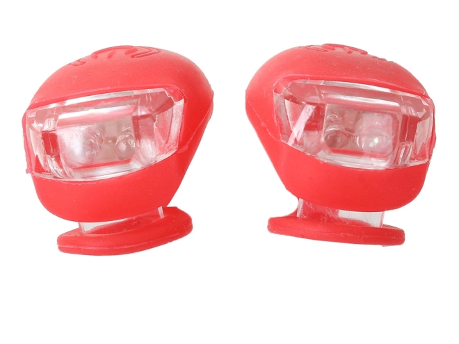 Waterproof Silicone Bike Front Lights Set of 2