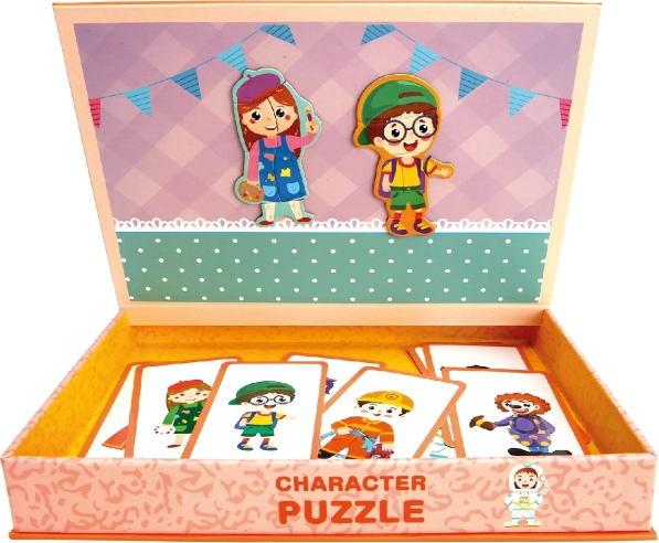Bino puzzle magnétique personnages