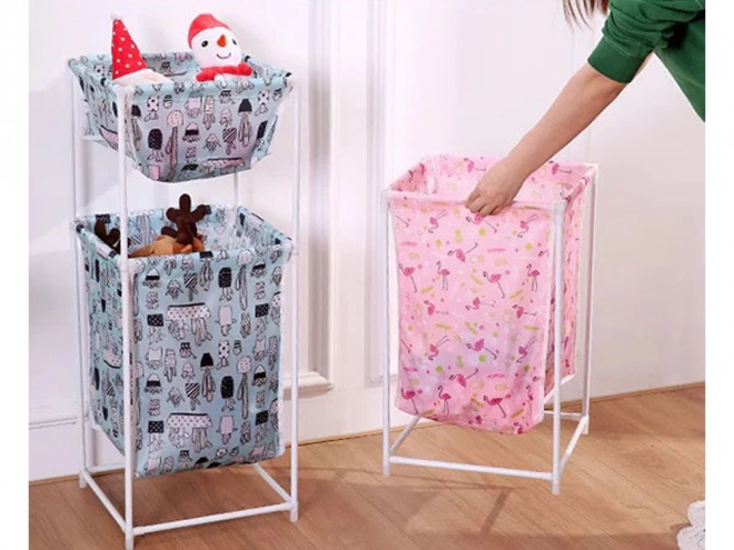 Wasmand met dubbele plank