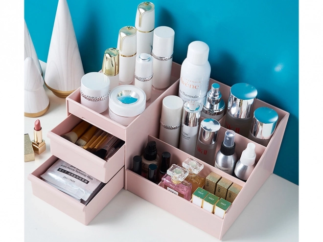 Organizer voor cosmetica en sieraden met laden