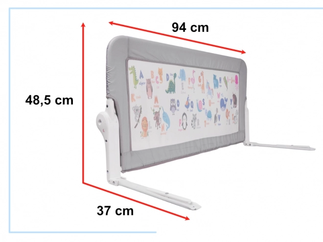 Protective Bed Guard 90cm Animals Design