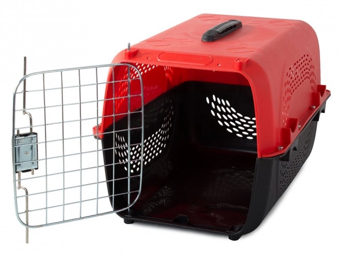Draagbox voor huisdieren rood