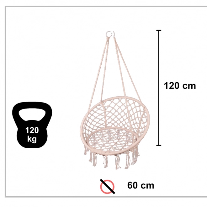 Garden Nest Swing with XXL Cushion
