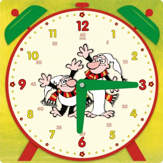 Luchtige papieren klokken 21x21cm Mol mix kleuren