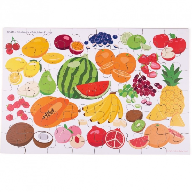 Vloerpuzzel met fruitmotief
