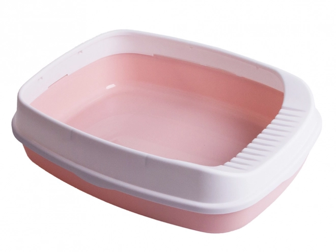 Open kattentoilet met rand en schep groot