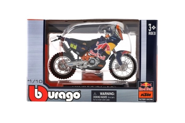 Metalen model motorfiets KTM 450 Rally Dakar