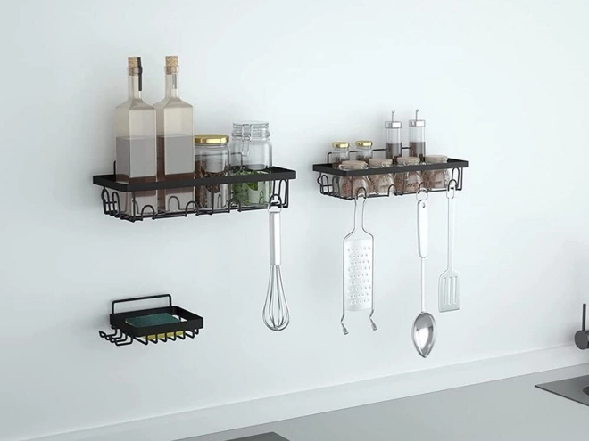 Loft badkamerplank met haken