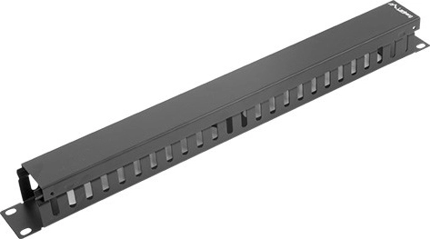 Lanberg Kabel-Organizer 19" 1U Typ A schwarz