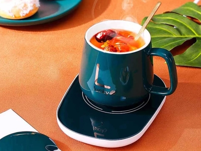 Elektrische kopjesverwarmer voor koffie en thee 16W, LED waterdicht paneel