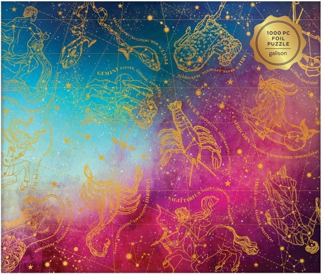 Galison Zodiac Constellations Puzzle 1000 Pieces