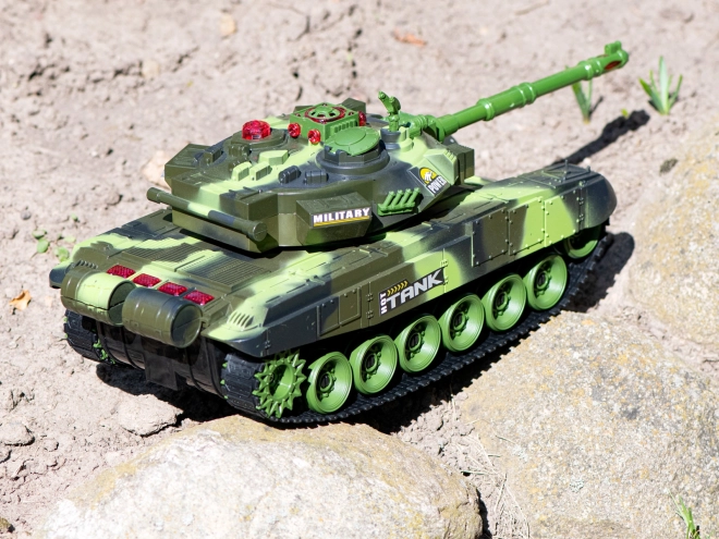 Char RC télécommandé 2,4 GHz camouflage forestier