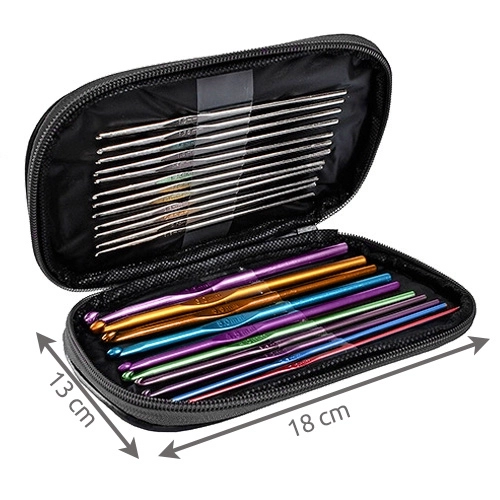 Set haaknaalden met accessoires