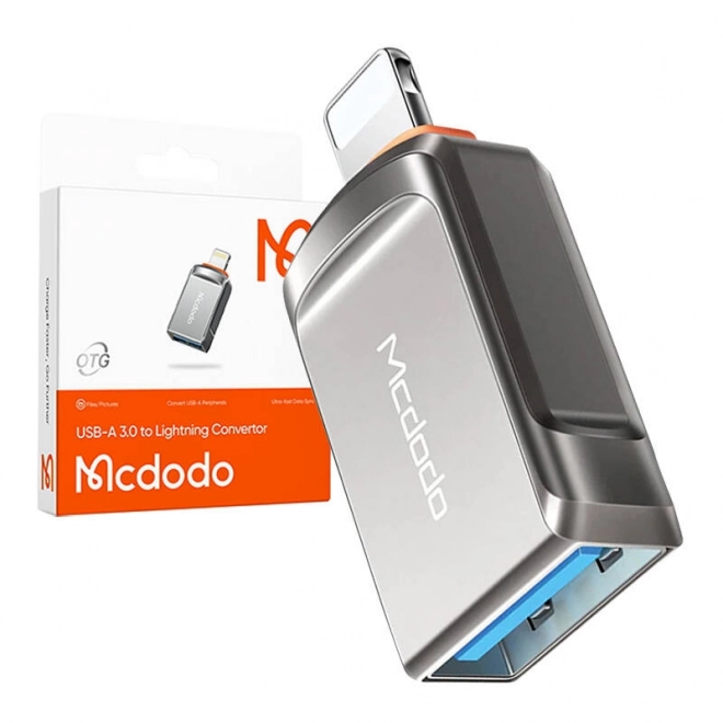Adapter USB 3.0 naar Lightning Mcdodo OT-8600 (zwart)