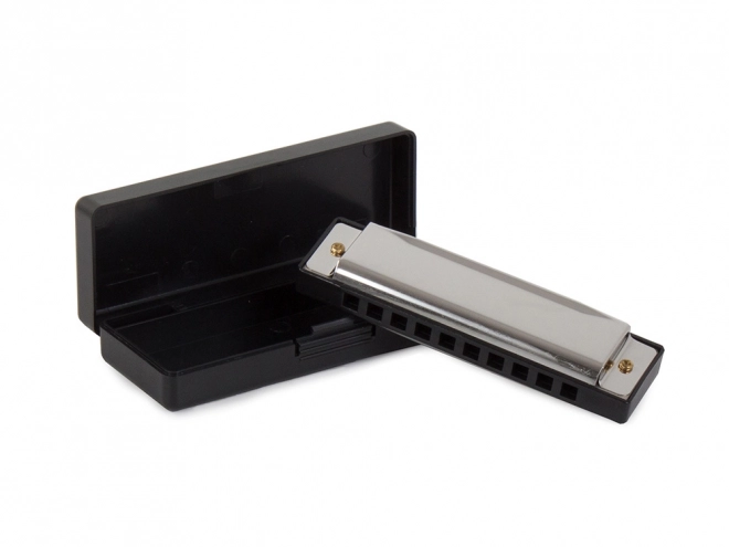 Metallmundharmonika C-Dur mit Etui