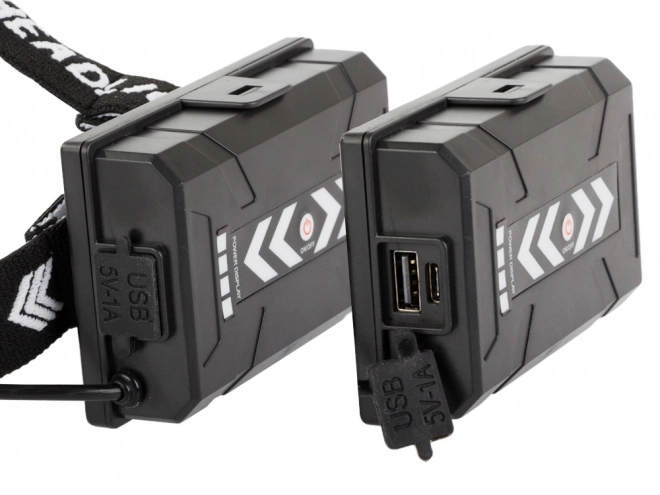 Bailong Professional LED Headlamp with Power Bank