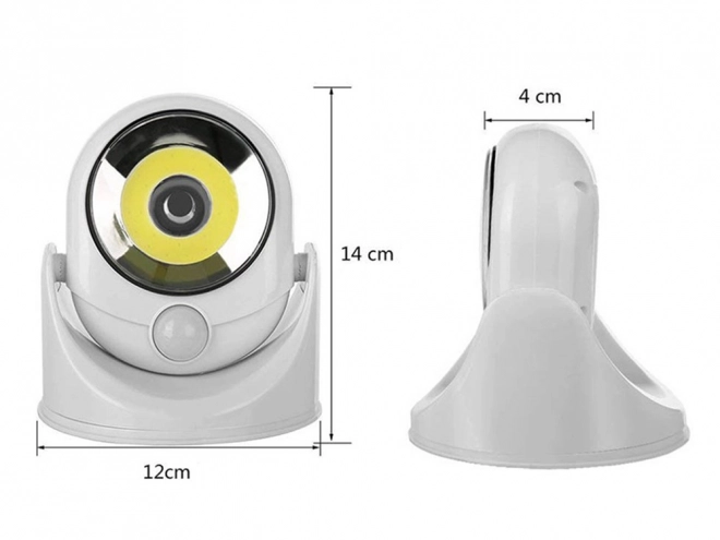 LED COB 360 batterijlamp met bewegingssensor