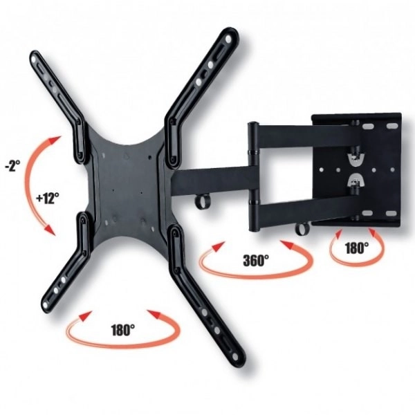 Universal TV Mount TECHly 23-55 inches, Black