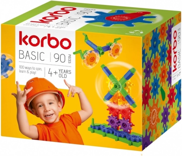 Construction Kit Korbo Basic with 90 Pieces