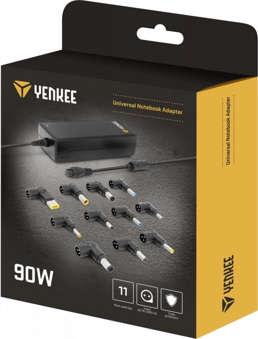 Universele voedingsadapter voor laptop 90W met set van 11 aansluitingen