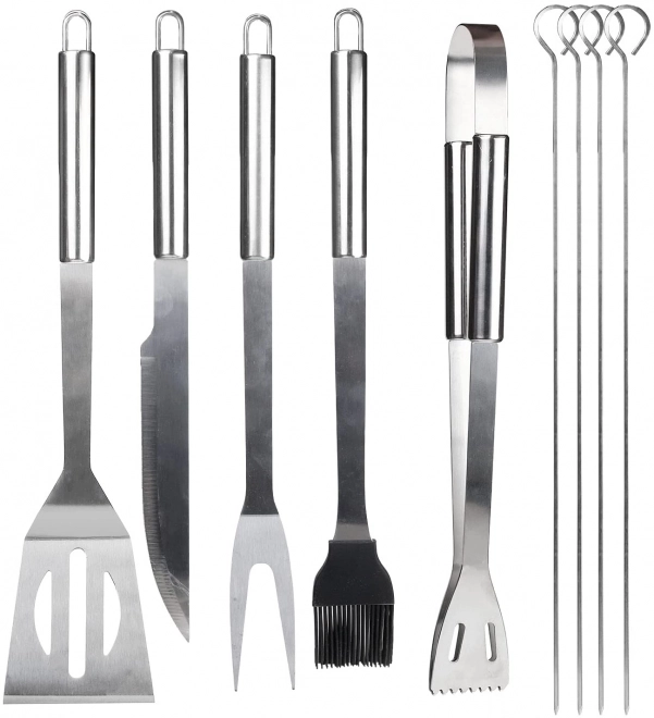 Set van 9-in-1 grillgereedschappen met hoes