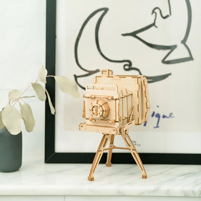Houten 3D-puzzel Historische Camera