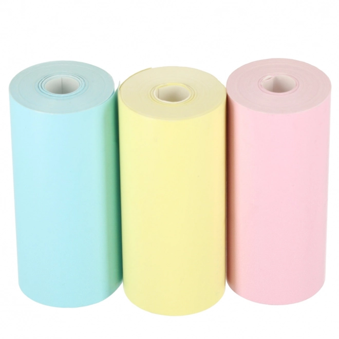 Rol thermopapier voor mini printer 5,7 cm x 3 m 3 stuks gekleurd