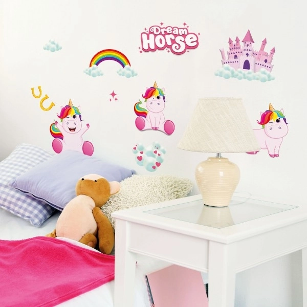 Unicorn Wall Stickers XXL 3D