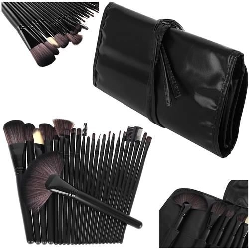 Make-up-Pinselset 24 Stück im Etui