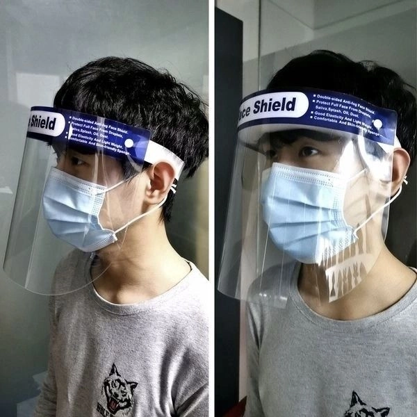 Beschermend gezichtsscherm van PVC