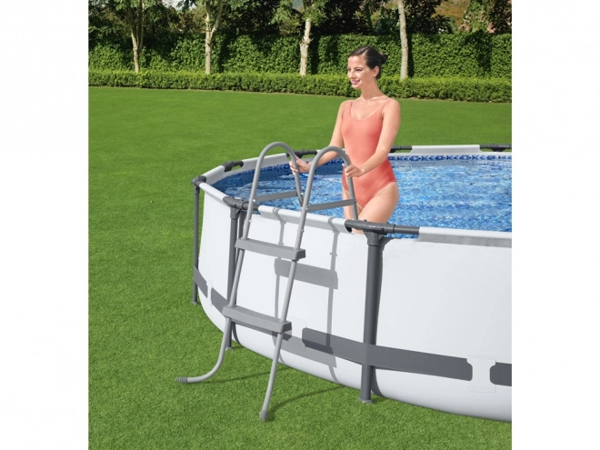 Bestway metalen zwembadladder 84 cm