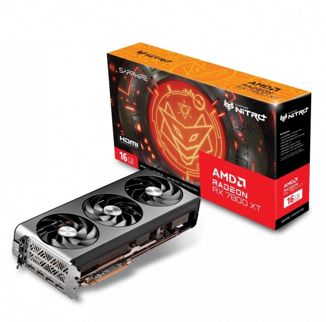Grafische kaart Sapphire Radeon RX 7800 XT Nitro+
